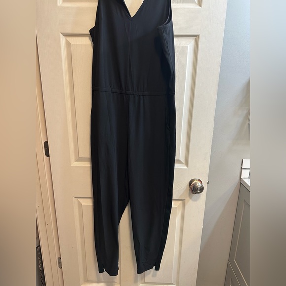 Athleta Jumpsuit size 14 Black - Picture 1 of 5